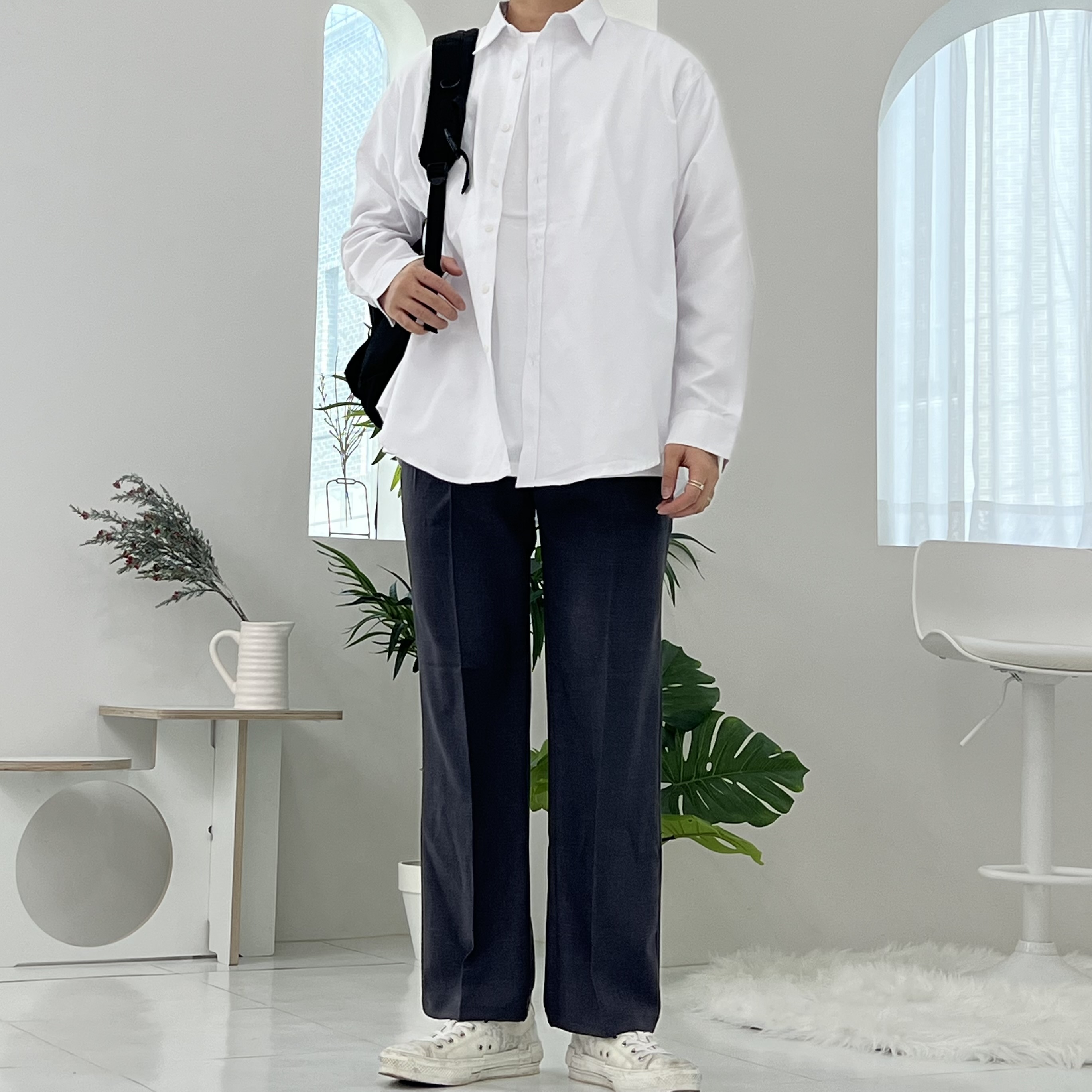 주문폭주] 데일리 오버핏 시티보이 옥스포드 셔츠 남방 | 룩핀