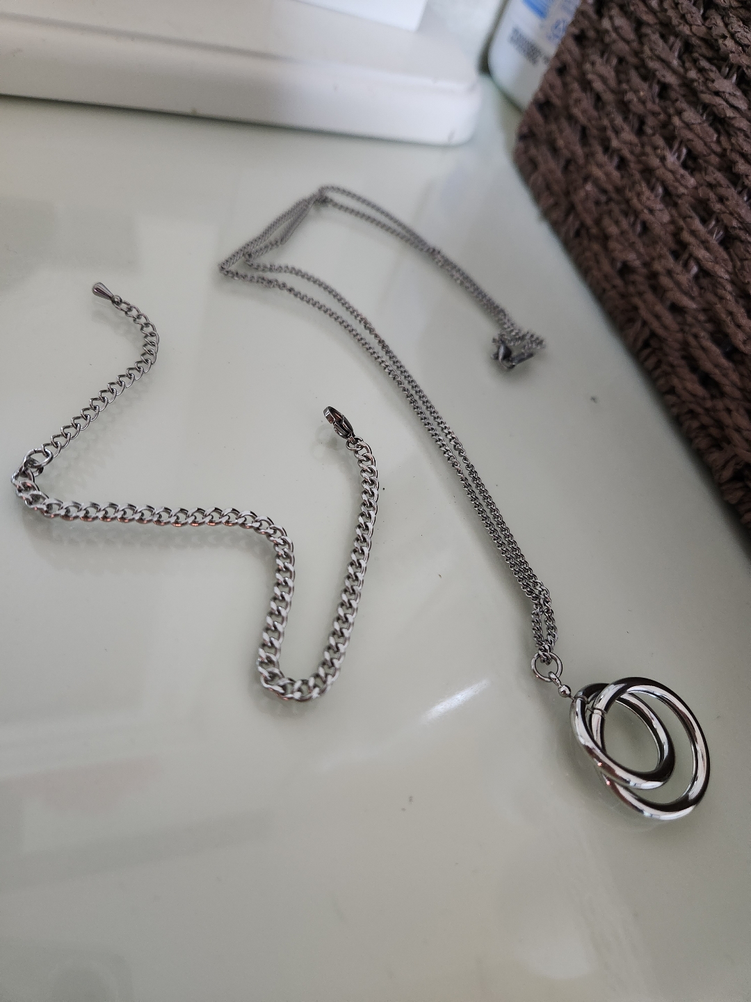 팔찌증정][당일출고]코인 목걸이 써지컬 남자 체인 모음전 !! | 룩핀