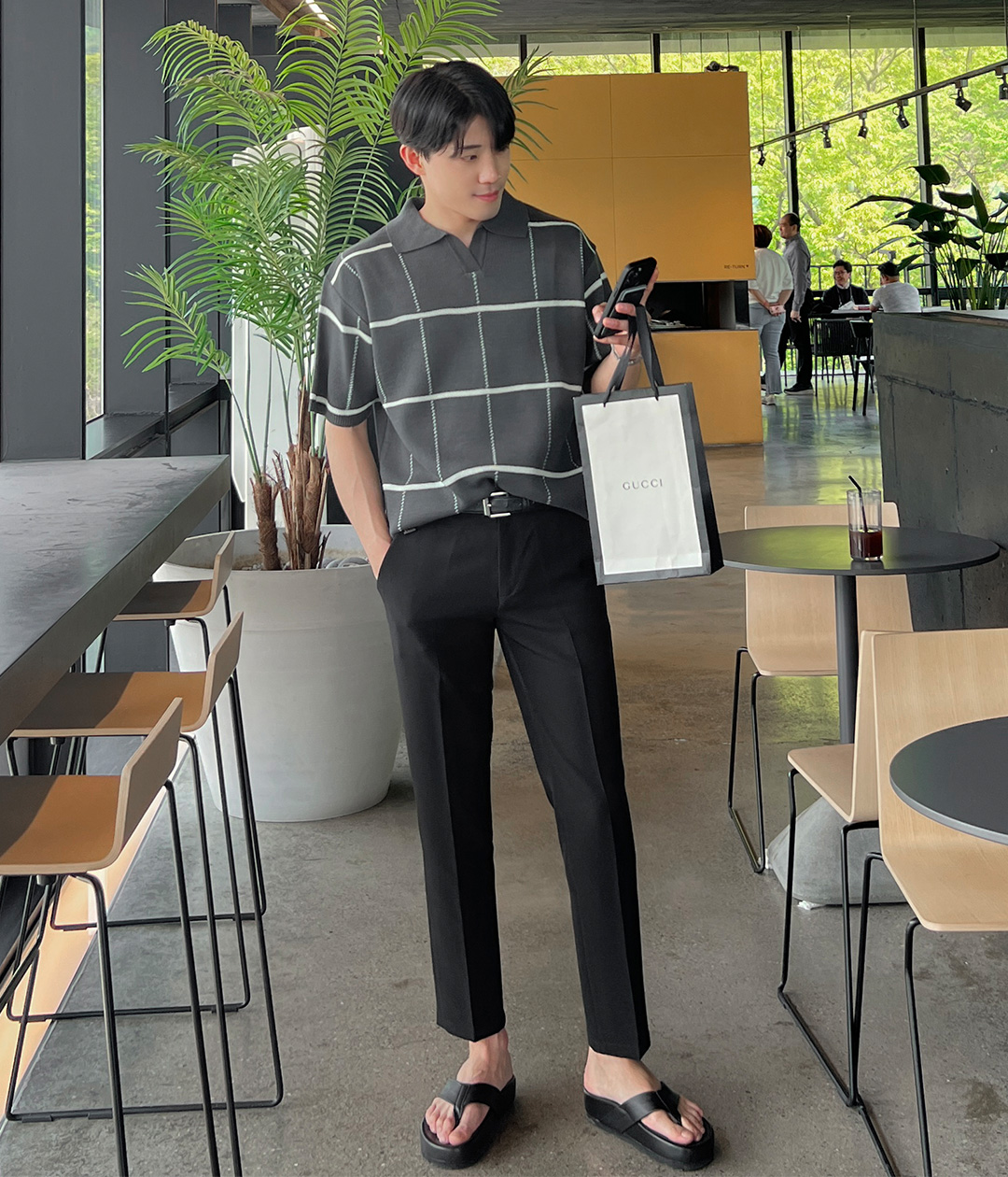 마른체형👉어깡 남친룩 코디st | 룩핀