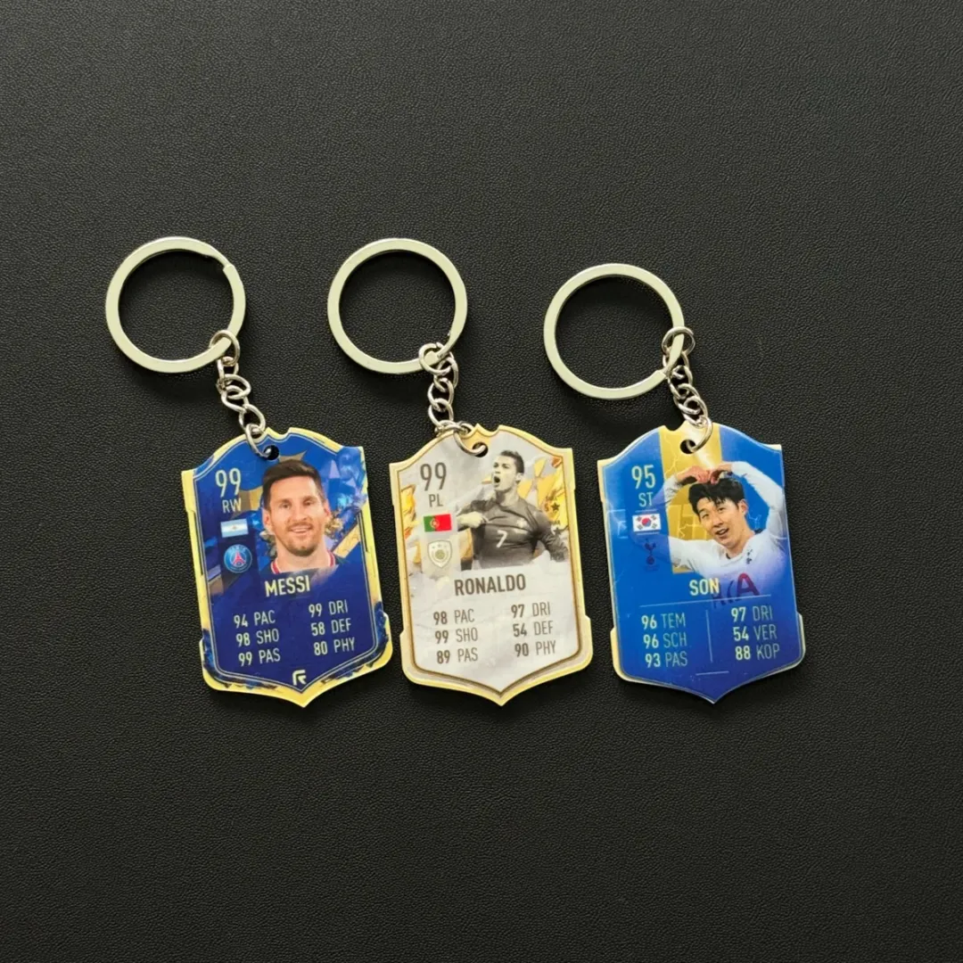 당일출고] 축구 레전드 아크릴 키링 피파스타일 아이콘매치 굿즈 | 룩핀